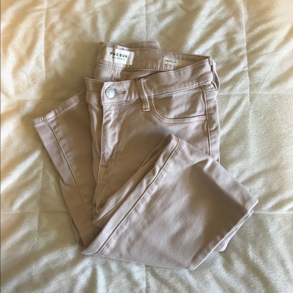 PacSun Jeggings Peach - Picture 1 of 5